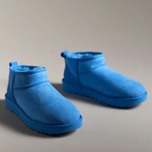 UGG Vibrant Blue Ankle Booties